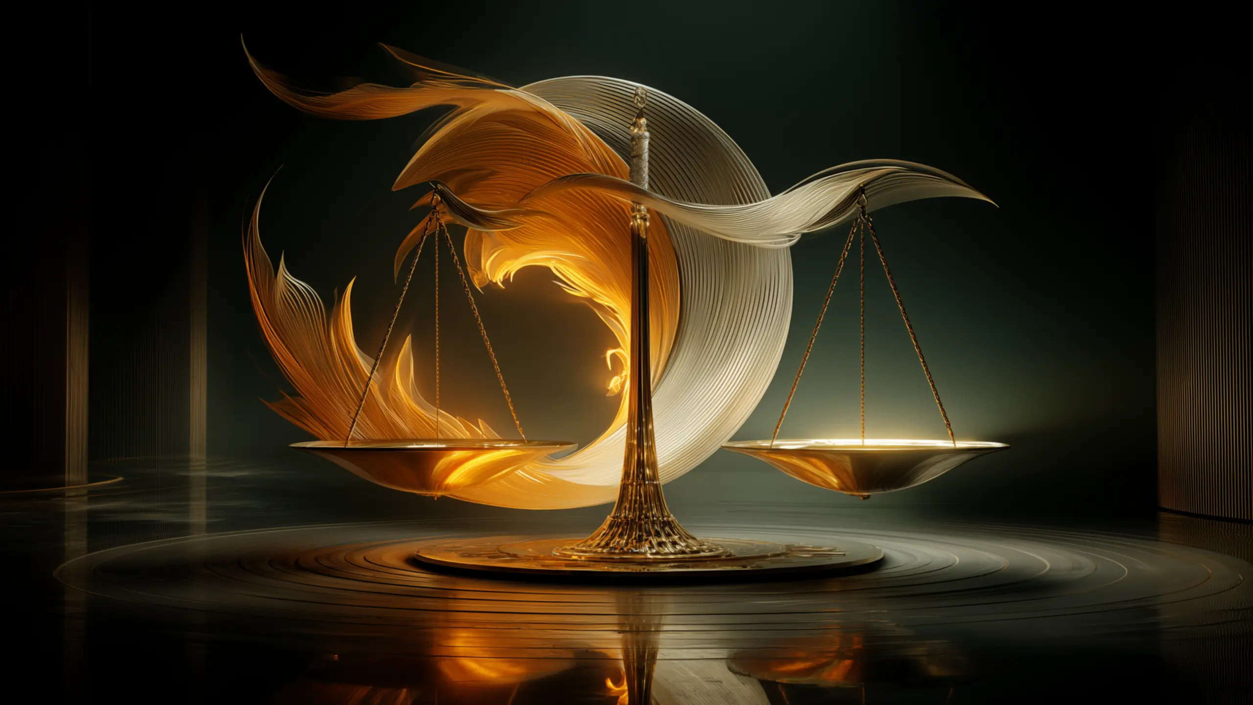 Συμβολική ζυγαριά που αναπαριστά τον νόμο ισορροπίας του Κάρμα στην Καρμική Αστρολογία.