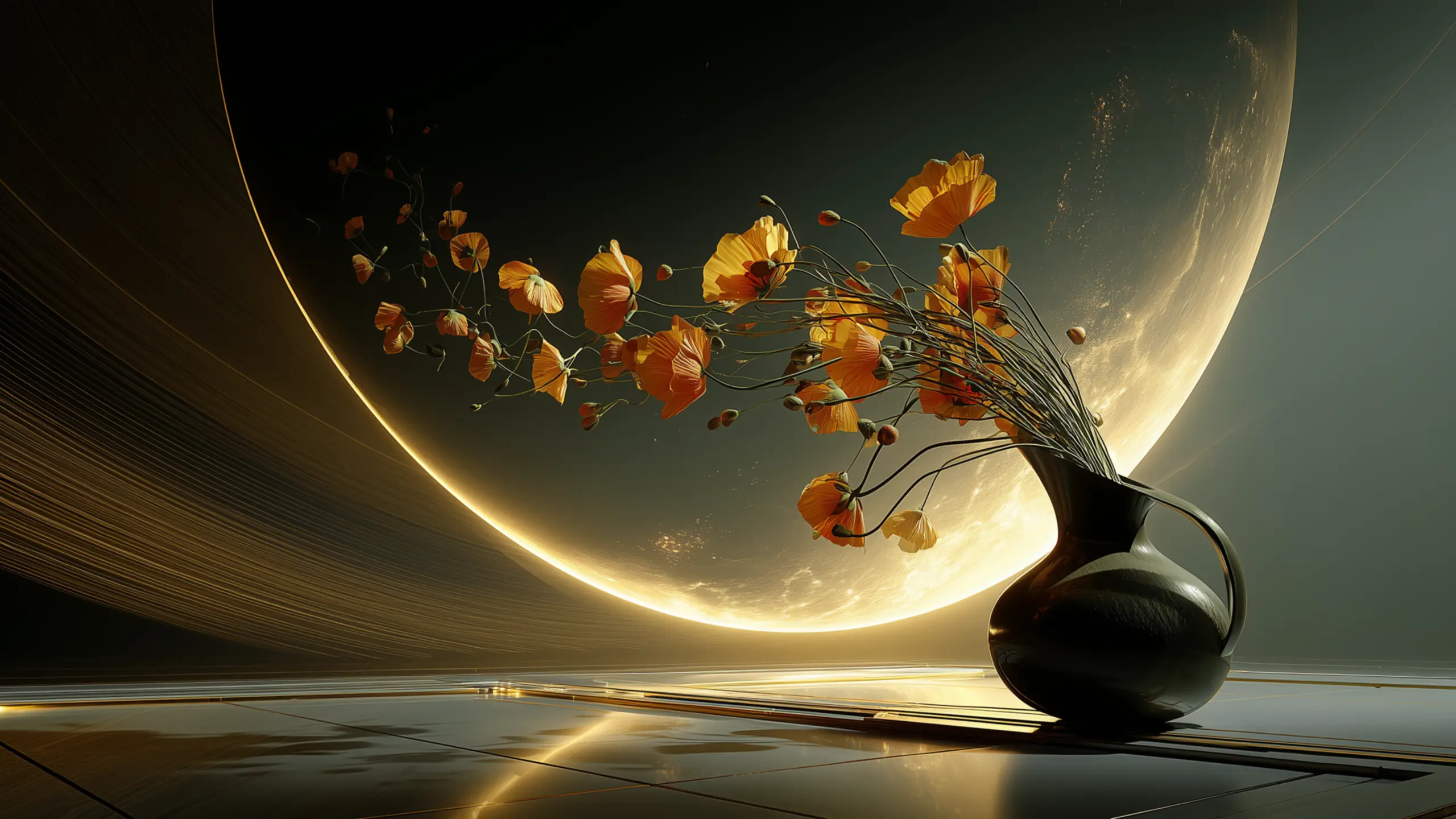 Συμβολική απεικόνιση του Πλούτωνα στον Υδροχόο με αγγείο που εκφράζει τη διάχυση της επιρροής του στις ζωδιακές περιοχές.