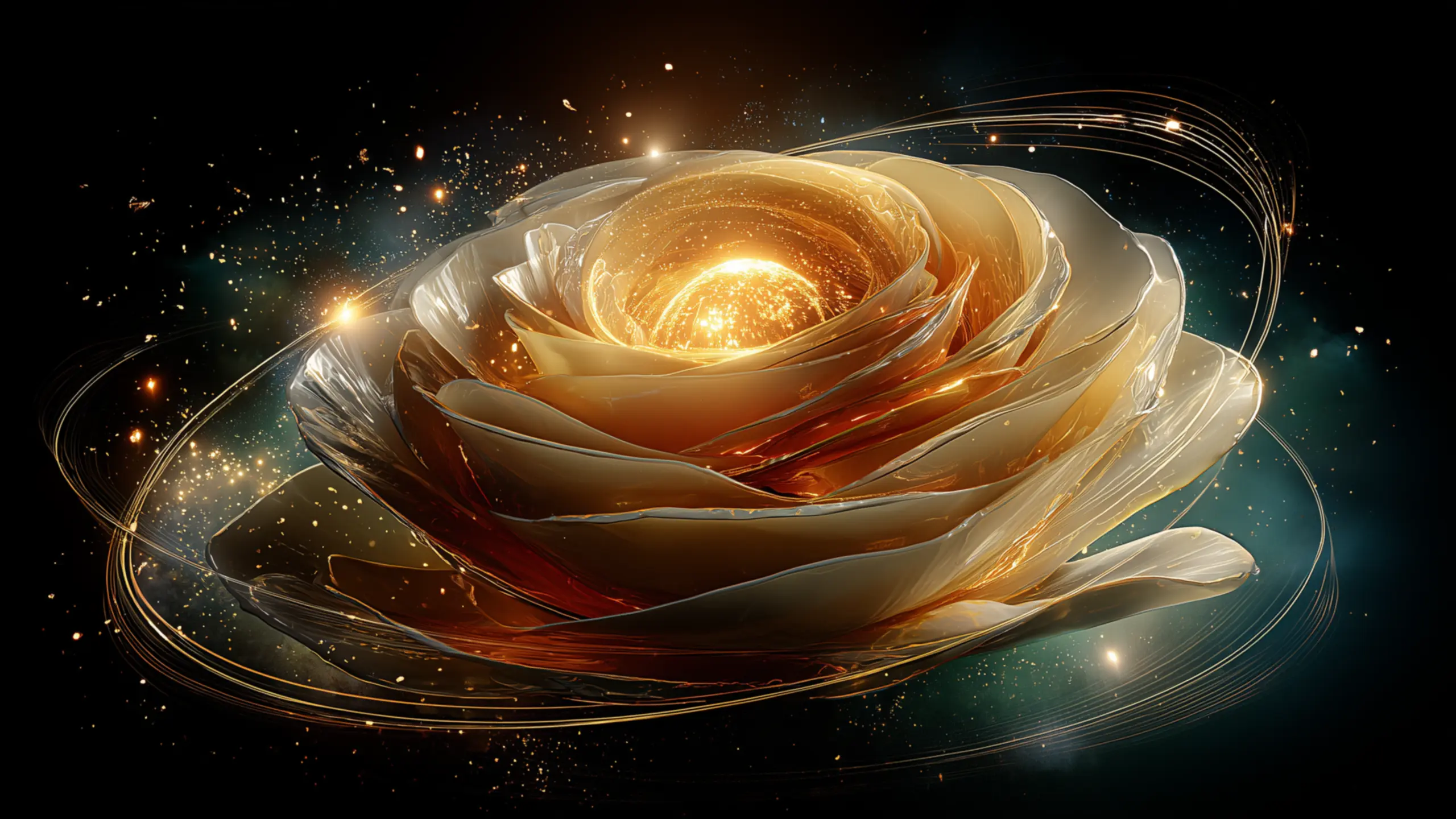 Συμβολική απεικόνιση του Ρόδου του Ήλιου και της κοσμικής σπείρας ενέργειας.