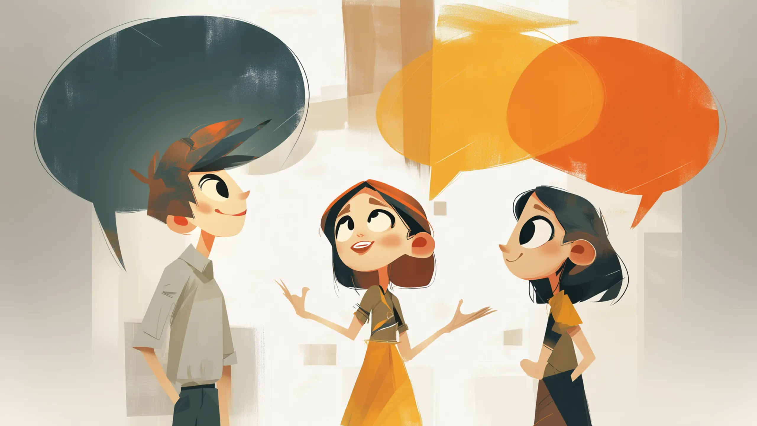 Συμβολική απεικόνιση επικοινωνίας και επιφωνημάτων που σχετίζονται με τα ζώδια.