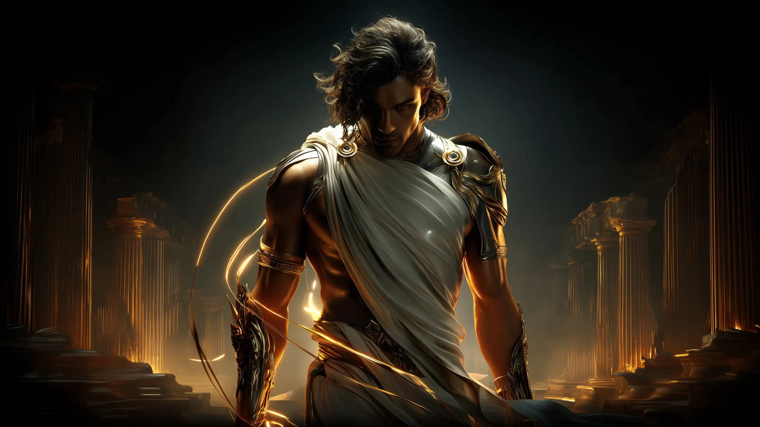 Συμβολική απεικόνιση του Άρη στους Ιχθύες και της διαισθητικής δύναμης δράσης και έμπνευσης.