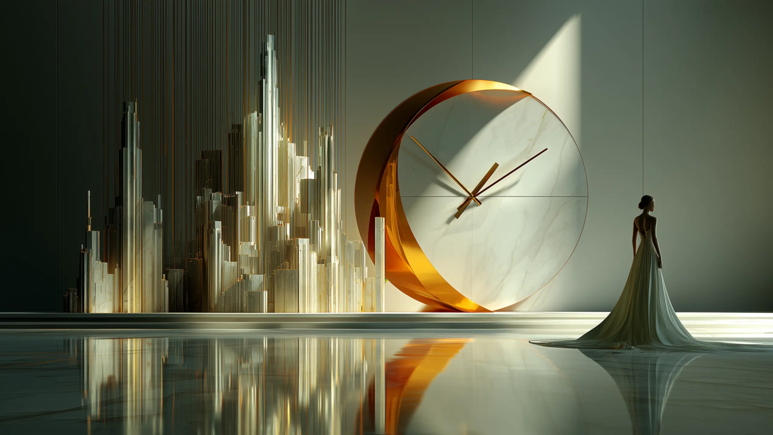 Καλλιτεχνική απεικόνιση της πύλης του Κρόνου και της ισορροπίας του Ζυγού.